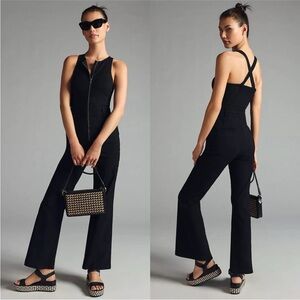 NWT Anthropologie Maeve Black The Naomi Jumpsuit Size 4